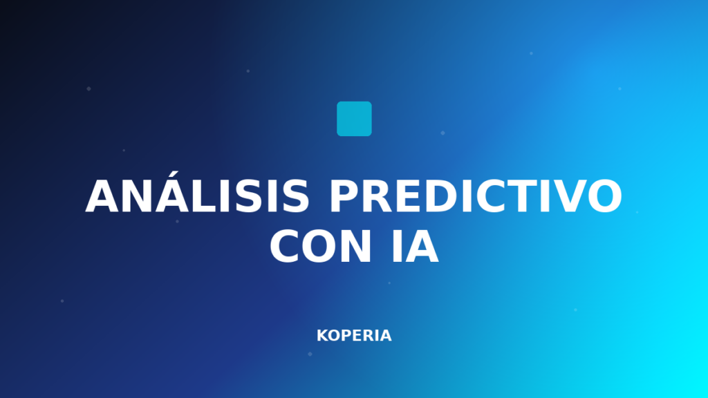 análisis predictivo con IA