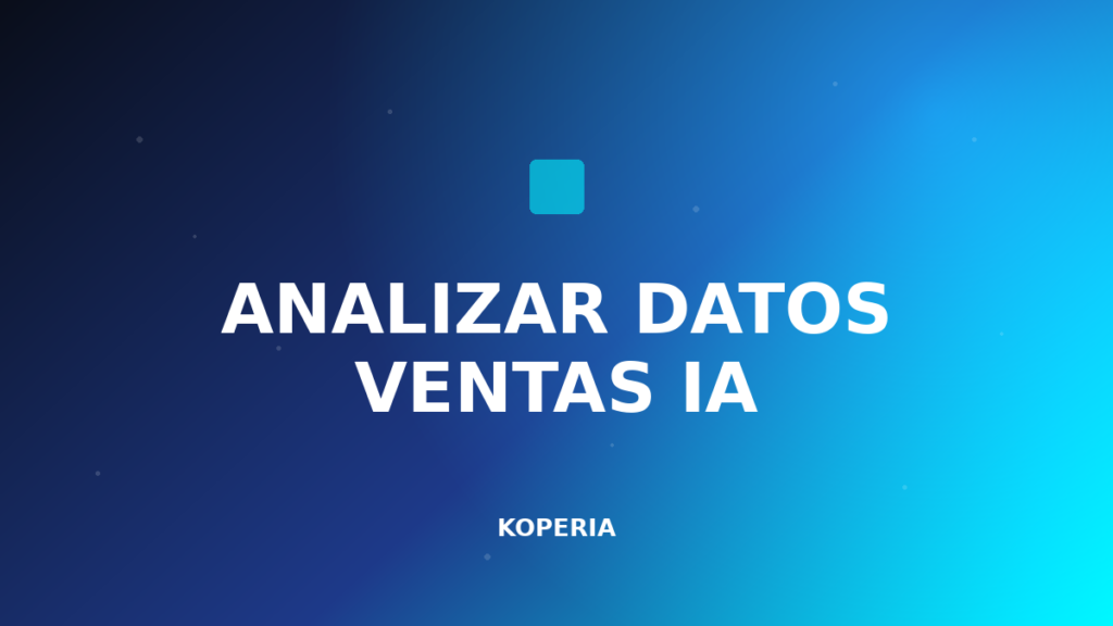 analizar datos ventas IA
