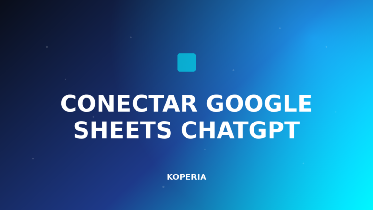 conectar Google Sheets ChatGPT