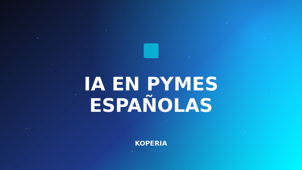 IA en pymes españolas