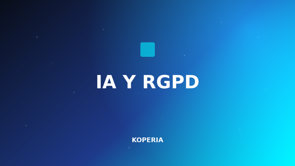IA y RGPD