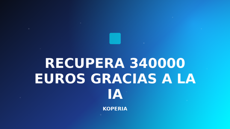 recupera 340000 euros gracias a la IA