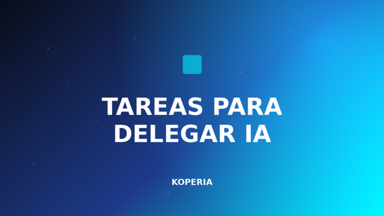 tareas para delegar IA