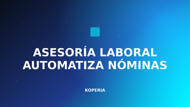 asesoría laboral automatiza nóminas