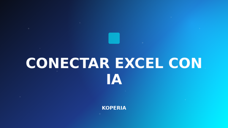 conectar Excel con IA