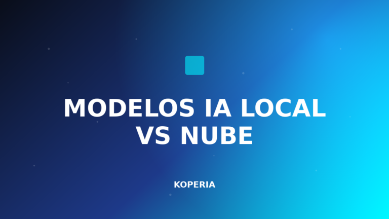 modelos IA local vs nube