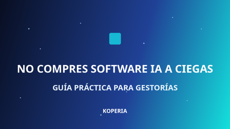 software de automatización con IA para gestorías