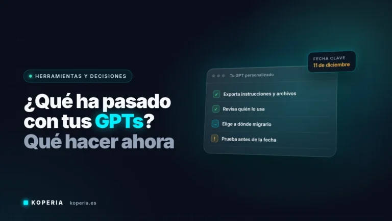Qué ha pasado con los GPTs personalizados: pasos para migrar el GPT de la empresa